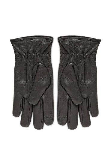 Jack&Jones Мъжки ръкавици Jacmontana Leather Gloves Noos 12125090 Черен - Mera.bg