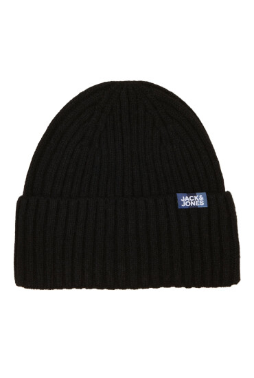 Jack&Jones Шапка 12195049 Черен - Mera.bg