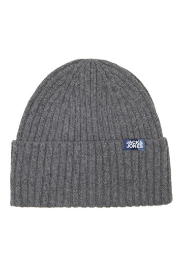 Jack&Jones Шапка 12195049 Сив - Mera.bg
