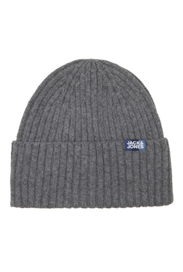 Jack&Jones Шапка 12195049 Сив - Mera.bg