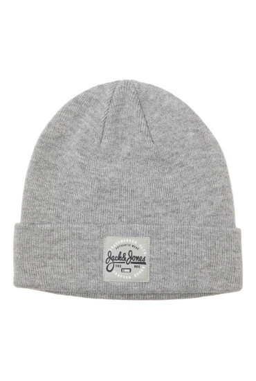 Jack&Jones Шапка 12236532 Light Grey Melange 4232899 - Mera.bg