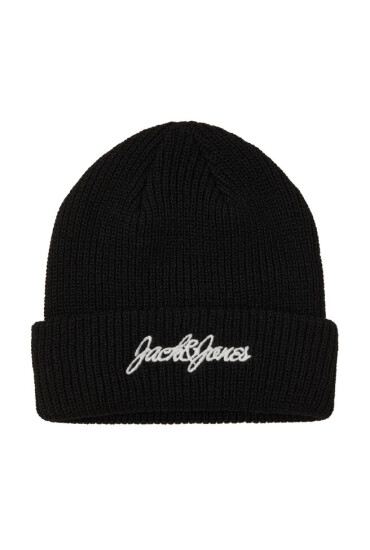 Jack&Jones Шапка 12242399 Black 4298701 - Mera.bg