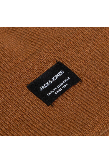 Jack&Jones Шапка Jacdna 12092815 Кафяв - Mera.bg
