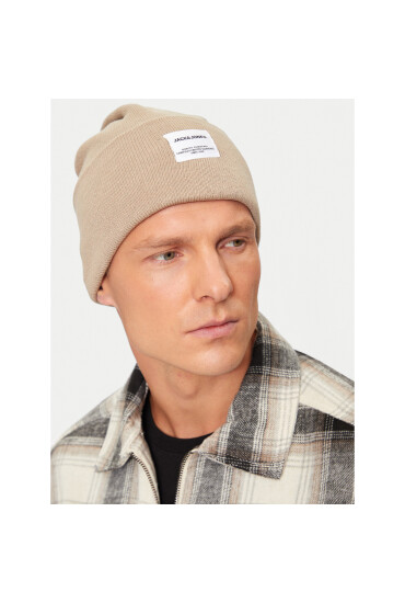 Jack&Jones Шапка Jaclong 12150627 Бежов - Mera.bg