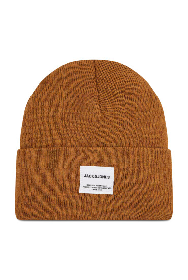 Jack&Jones Шапка Jaclong Knit Beanie 12150627 Кафяв - Mera.bg