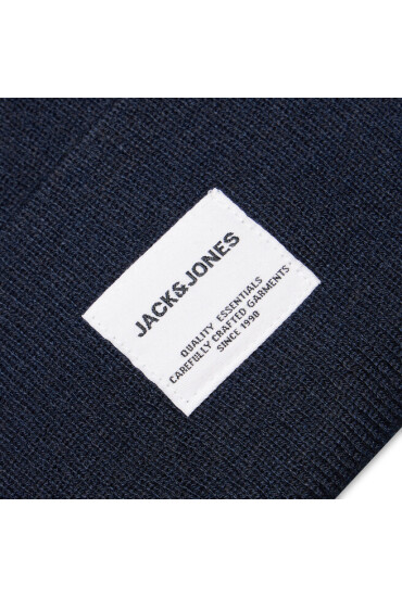 Jack&Jones Шапка Long Knit 12150627 Тъмносин - Mera.bg
