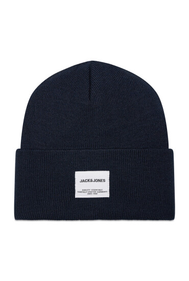 Jack&Jones Шапка Long Knit 12150627 Тъмносин - Mera.bg