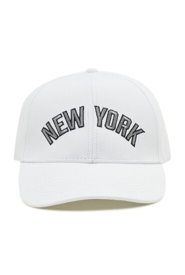 Jack&Jones Шапка с козирка City 12199323 Bright White - Mera.bg