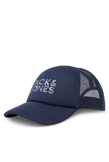 Jack&Jones Шапка с козирка Jacdrew 12268899 Тъмносин - Mera.bg
