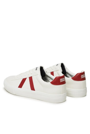 Jack&Jones Сникърси Freeman 12230427 Bright White/Red Dahlia - Mera.bg