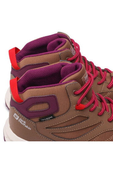 Jack Wolfskin Сникърси Woodland Texapore Mid K 4042152 Кафяв - Mera.bg