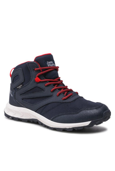 Jack Wolfskin Обувки Woodland Texapore Mid K 4042152 Night Blue/Red - Mera.bg