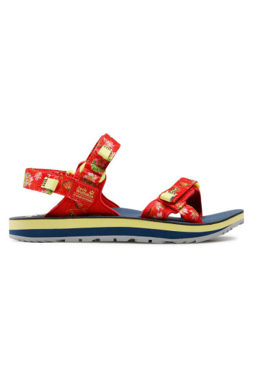Jack Wolfskin Сандали Outfresh Deluxe Sandal W 4039451-7828030 Tulip Red All Over - Mera.bg