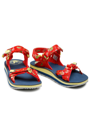 Jack Wolfskin Сандали Outfresh Deluxe Sandal W 4039451-7828030 Tulip Red All Over - Mera.bg