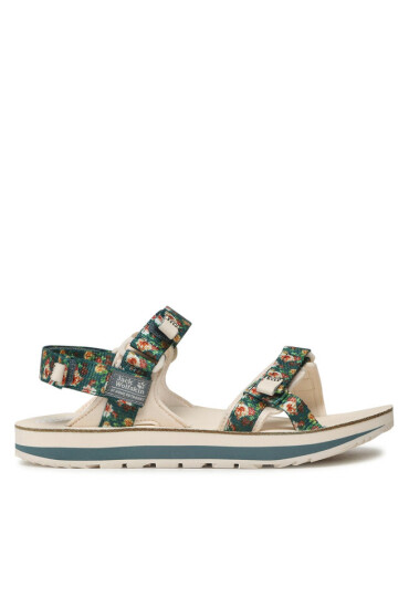 Jack Wolfskin Сандали Outfresh Deluxe Sandal W 4039451 Teal Grey Allover - Mera.bg