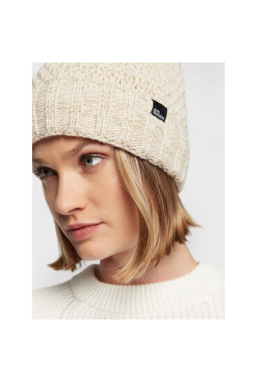 Jack Wolfskin Шапка Highloft Knit 1908011 Winter Pearl - Mera.bg