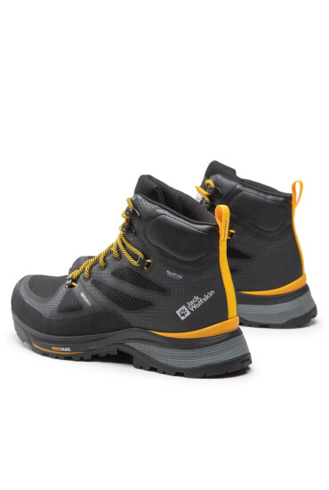 Jack Wolfskin Туристически Force Striker Texapore Mid M 4038823 Black/Burly Yellow Xt - Mera.bg