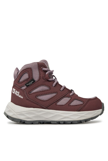 Jack Wolfskin Туристически Woodland 2 Texapore Mid K 4059831 Бордо - Mera.bg