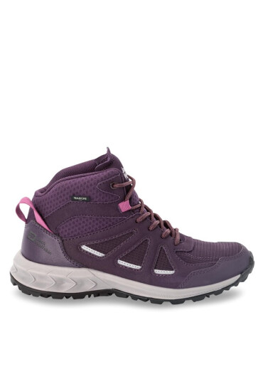 Jack Wolfskin Туристически Woodland 2 Texapore Mid W 4051331 Purple/Phantom - Mera.bg
