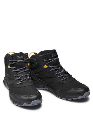Jack Wolfskin Туристически Woodland Texapore Mid K 4042152 Black/Burly Yellow Xt - Mera.bg