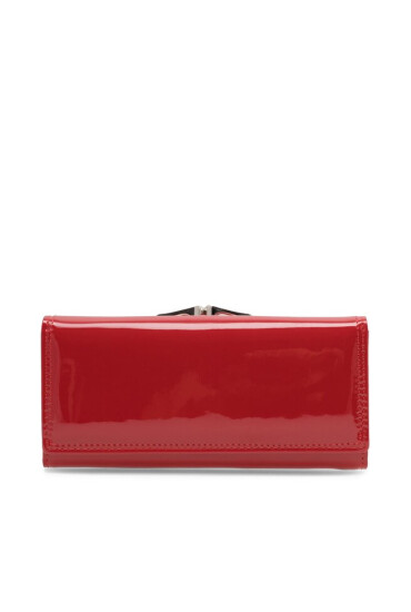 JENNY Голям дамски портфейл 4W1-001-AW23 Червен - Mera.bg
