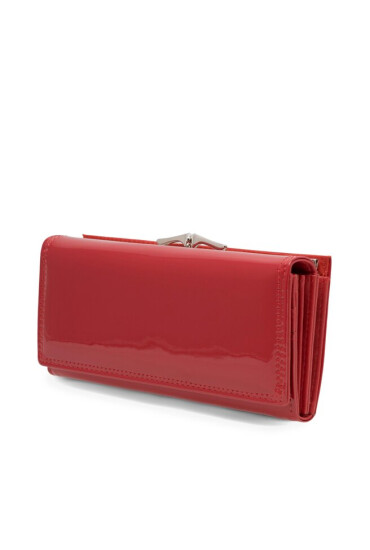 JENNY Голям дамски портфейл 4W1-001-AW23 Червен - Mera.bg