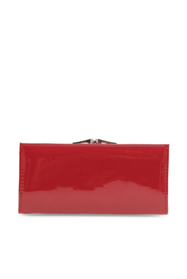 JENNY Голям дамски портфейл 4W1-001-AW23 Червен - Mera.bg