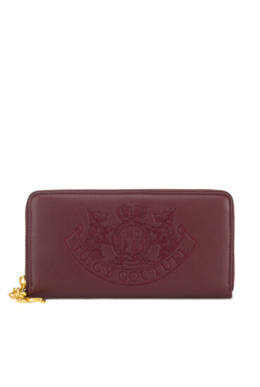 Juicy Couture Голям дамски портфейл BIJXT8652WVP Бордо - Mera.bg