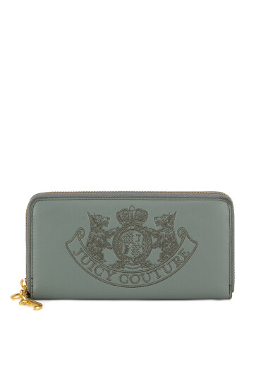 Juicy Couture Голям дамски портфейл BIJXT8652WVP Зелен - Mera.bg