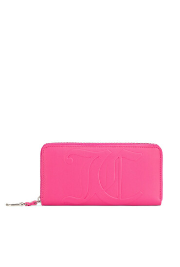 Juicy Couture Голям дамски портфейл BIJXT8694WVP Розов - Mera.bg
