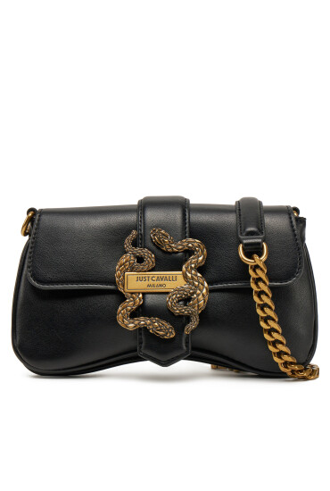 Just Cavalli Дамска чанта Iconic Snakes 78RA4BA7 ZSA89 Черен - Mera.bg