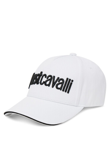Just Cavalli Шапка с козирка 78RAZK30 ZG192 Бял - Mera.bg