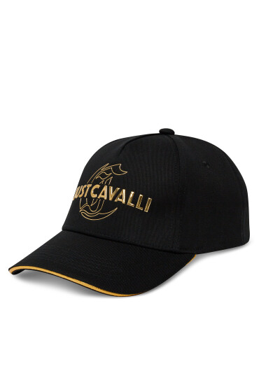 Just Cavalli Шапка с козирка 78RAZK50 ZG318 Черен - Mera.bg