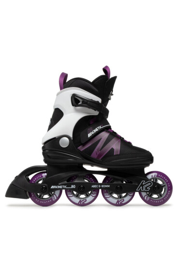 K2 Ролери Kinetic 80 Pro Xt W 30G0819 Black/White/Purple - Mera.bg
