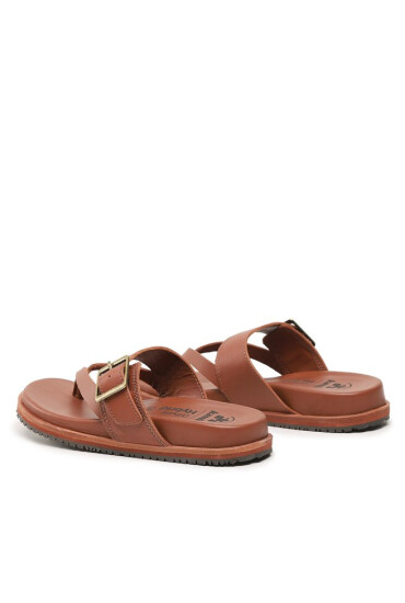 Kamik Джапанки Sadie Flip HK2696 Dark Brown - Mera.bg