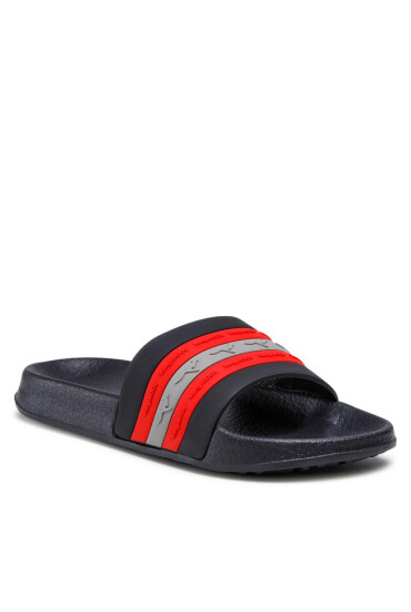 KangaRoos Чехли Kangaslide Kids 18556 000 5069 Jet Black/Red - Mera.bg