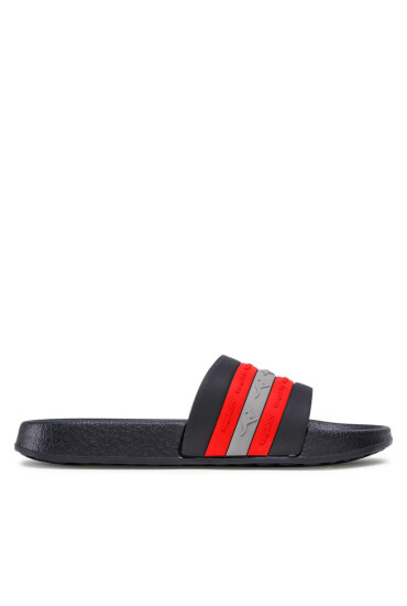 KangaRoos Чехли Kangaslide Kids 18556 000 5069 Jet Black/Red - Mera.bg