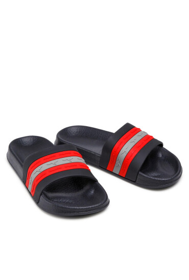 KangaRoos Чехли Kangaslide Kids 18556 000 5069 Jet Black/Red - Mera.bg