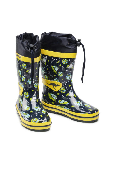 KangaRoos Гумени ботуши K-Summerrain 18736 000 4171 Dk Navy/Alien - Mera.bg