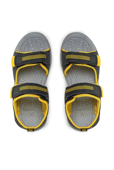 KangaRoos Сандали K-Logan 18338 000 5028 S Jet Black/Sun Yellow - Mera.bg