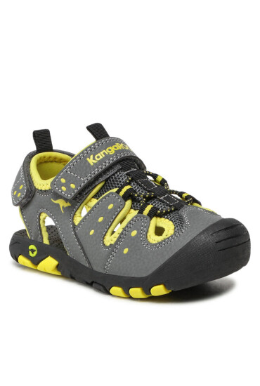 KangaRoos Сандали K-Trek 18731 000 2090 Steel Grey/Neon Yellow - Mera.bg