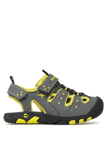 KangaRoos Сандали K-Trek 18731 000 2090 Steel Grey/Neon Yellow - Mera.bg