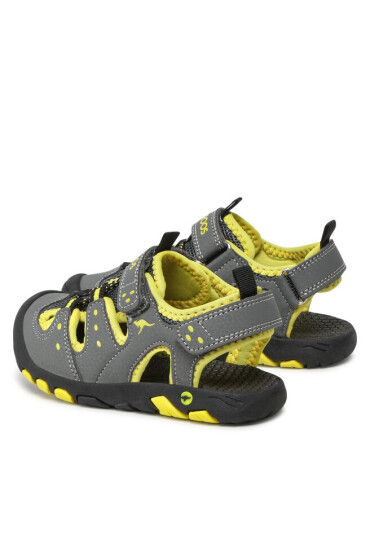 KangaRoos Сандали K-Trek 18731 000 2090 Steel Grey/Neon Yellow - Mera.bg