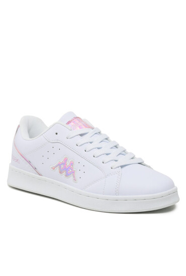 Kappa Сникърси 243300 White/Rose 1021 - Mera.bg