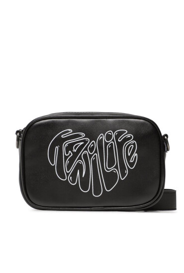 Karl Kani Дамска чанта Woven Signature Fake Leather Messenger Bag 4102130 Black - Mera.bg