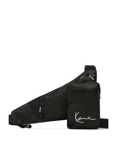 Karl Kani Мъжка чантичка Signature Crossbody Bag 4002662 Черен - Mera.bg