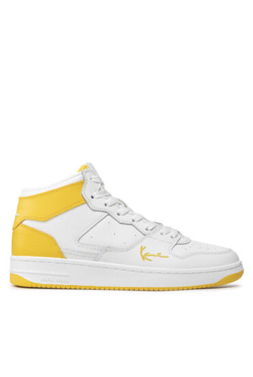 Karl Kani Сникърси Kani 89 High 1080889 White/Yellow - Mera.bg