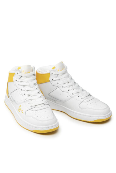 Karl Kani Сникърси Kani 89 High 1080889 White/Yellow - Mera.bg