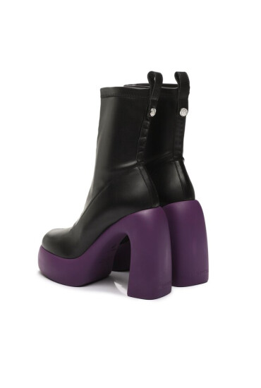 KARL LAGERFELD Боти KL33750 Black PU w/Purple - Mera.bg