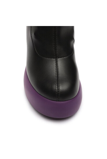 KARL LAGERFELD Боти KL33750 Black PU w/Purple - Mera.bg